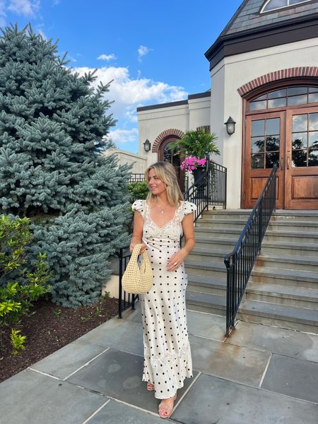 My favorite polka dot maxi dress! Perfect date night dress from free people and found 25%off today

#LTKHoliday #LTKparties