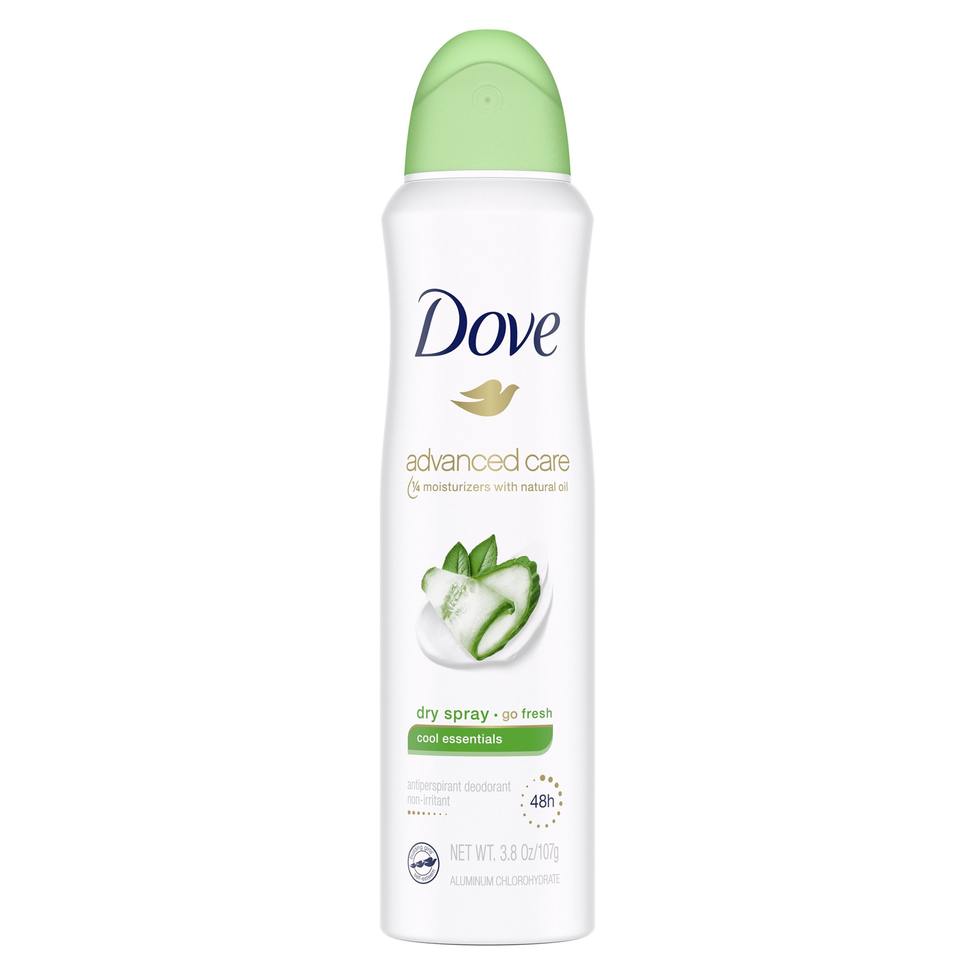 Dove Advanced Care 48H Dry Spray Antiperspirant Deodorant for Women, Cool Essentials, 3.8 oz Sing... | Walmart (US)