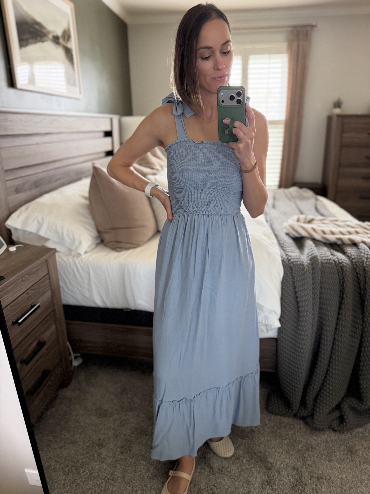 Love the straps on this that you tie to have cute bows! Such a great color for spring, but there are lots of other colors too! 

#easter #easteroutfit #springoutfit #womensdresses #womensfashion

#LTKSeasonal #LTKootd