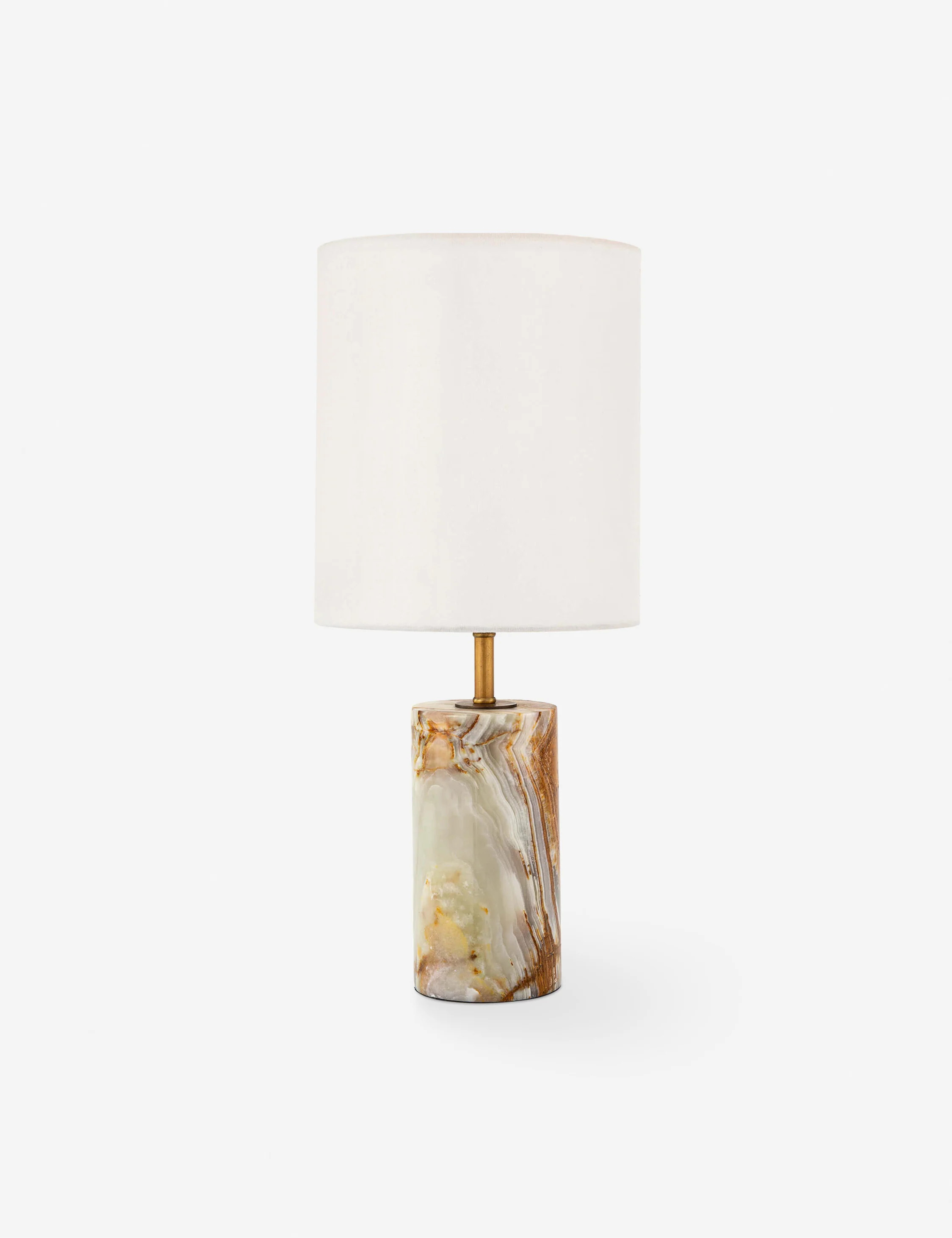 Jade and Brass Mini Table Lamp | Lulu and Georgia 