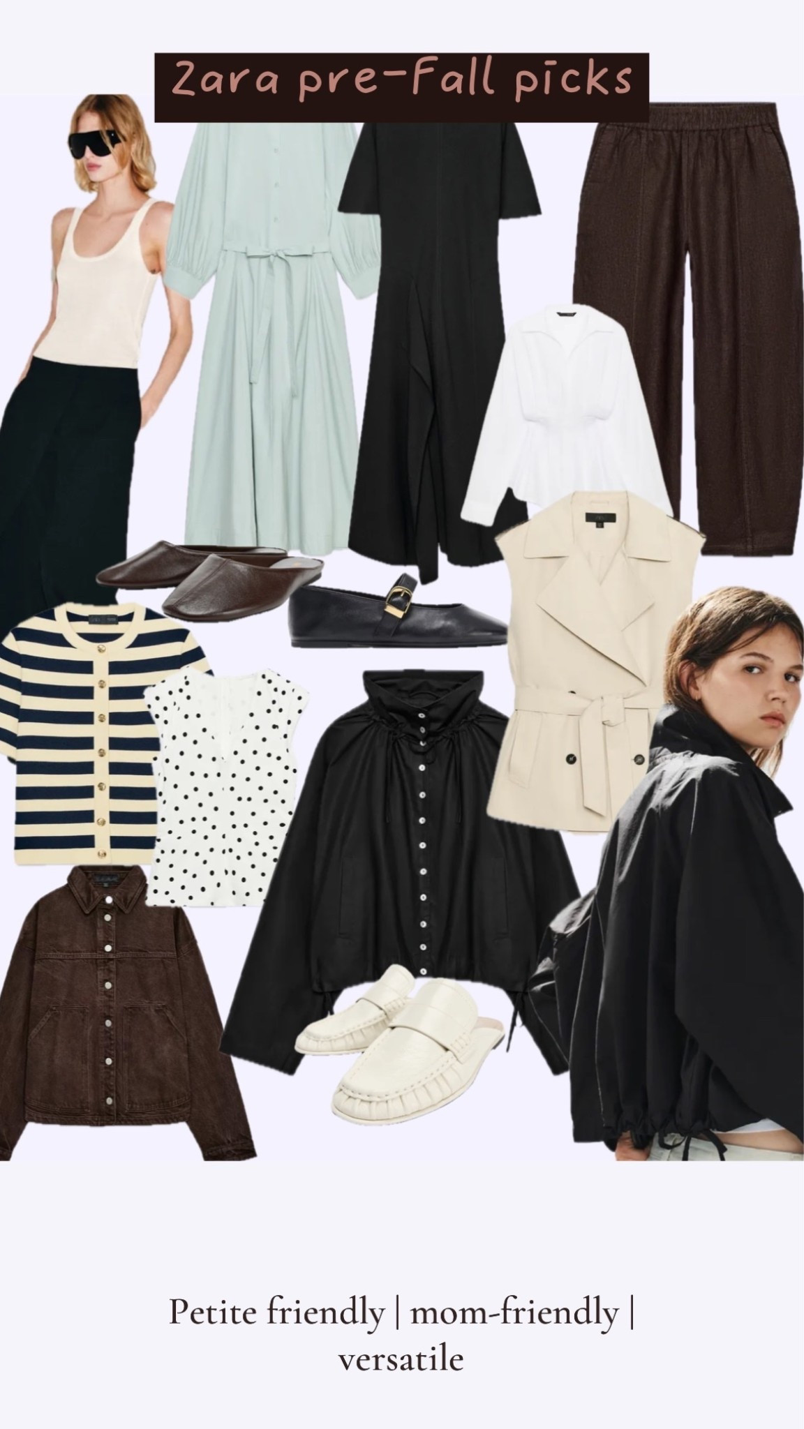 Zara picks for pre-fall (everyday/work/travel): petite mom friendly. 

I typically wear smalls and 34 at Zara

#LTKPetite #LTKSeasonal #LTKmomlife