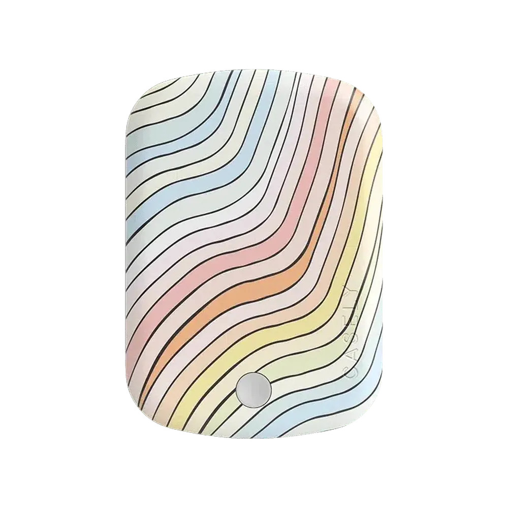 Ride The Wave | Pastel Rainbow Lined Power Pod | CASELY