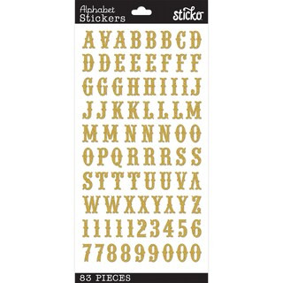Sticko Alphabet Stickers-Carnival Gold | Michaels | Michaels Stores