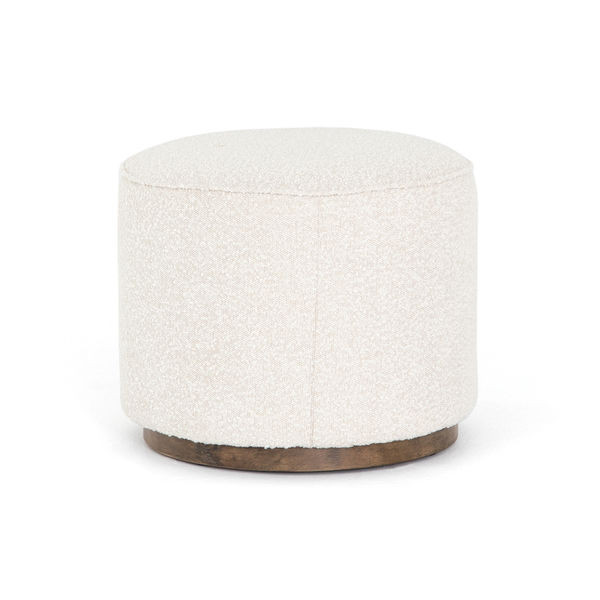 Sinclair Knoll Natural Round Ottoman | Scout & Nimble
