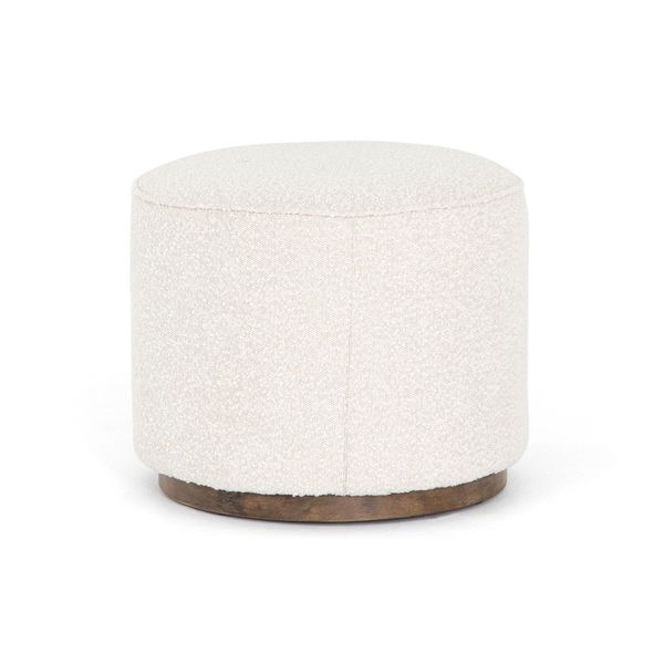 Sinclair Round Ottoman - Knoll Natural | Scout & Nimble