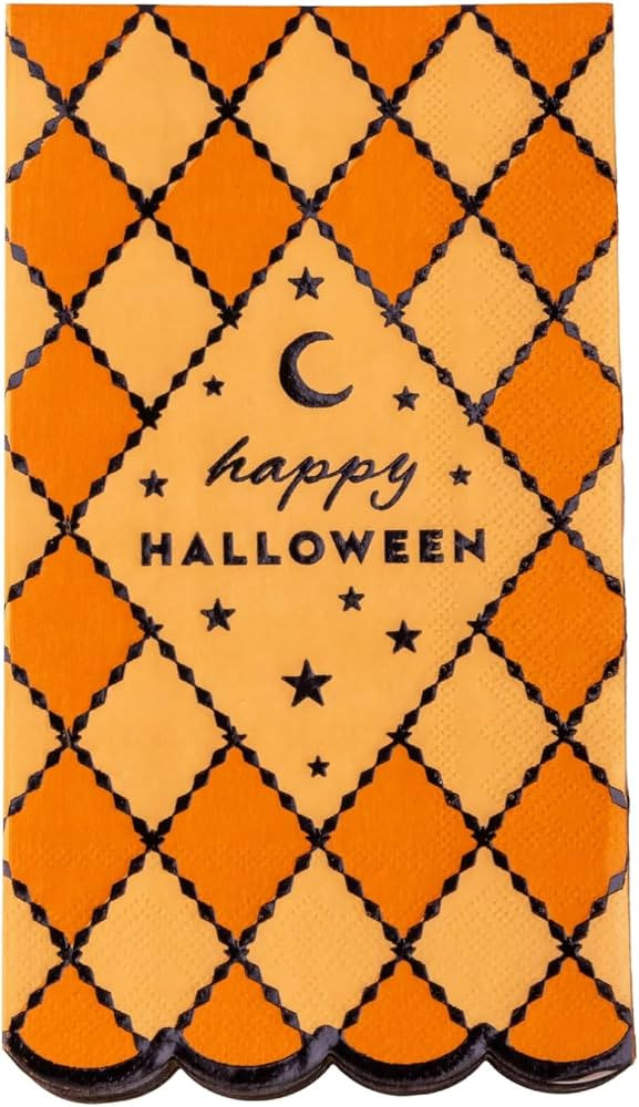 Bonjour F\u00eate Vintage Halloween Guest Towels, 4.25x7.75", Pack of 20 | Amazon (US)