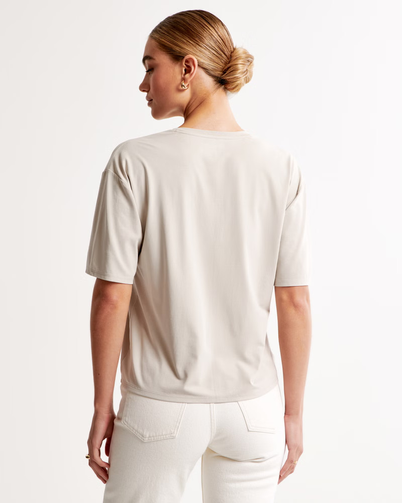 Women's Sandwash Jersey V-Neck Tee | Women's Clearance | Abercrombie.com | Abercrombie & Fitch (US)