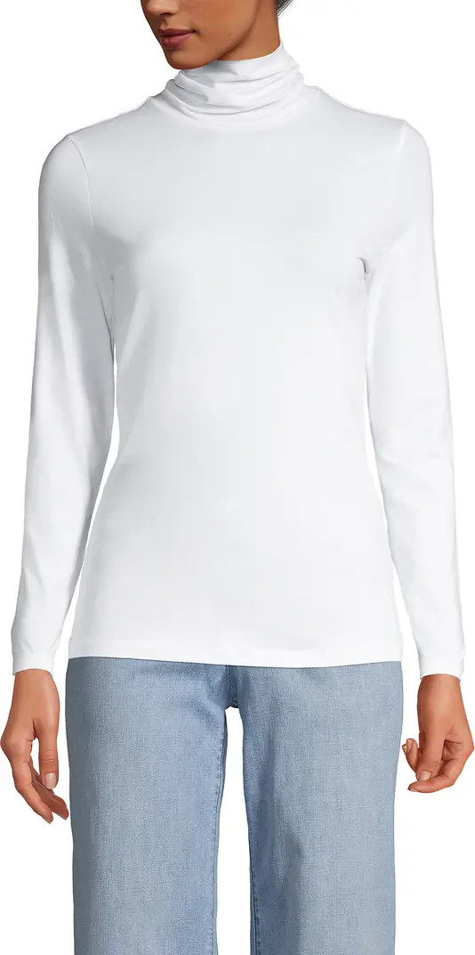 Lightweight Jersey Skimming Long Sleeve Turtleneck | Nordstrom