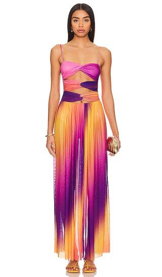 x REVOLVE Meeg Maxi Dress in Multi Ombre | Revolve Clothing (Global)