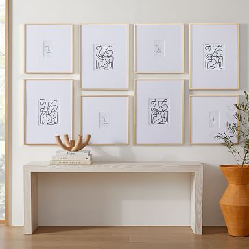 The Long Hallway Classic Gallery Frames Set (Set of 8) | West Elm (US)