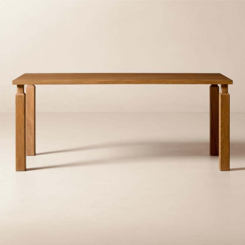 Daybreak 72" Rectangular Light Ash Wood Dining Table | CB2 | CB2