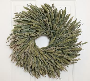 Dried Millet Grass Wreath | Pottery Barn (US)