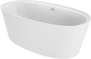 Jacuzzi AMF6734BCXXXXG Jacuzzi AMF6734BCXXXX Amalia 67" Free Standing Acrylic Soaking Tub with Ce... | Amazon (US)