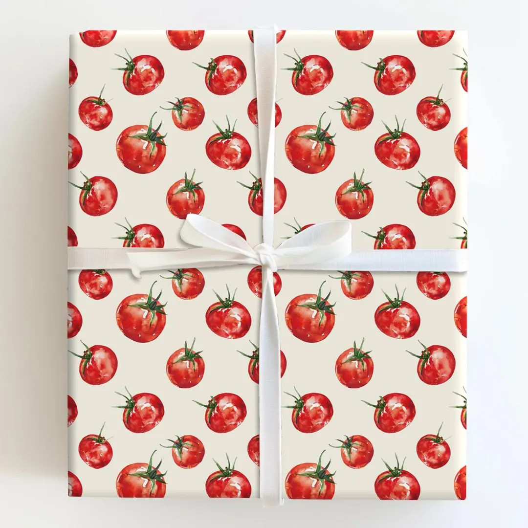 Farming Tomatoes Wrapping Paper - Etsy | Etsy (US)