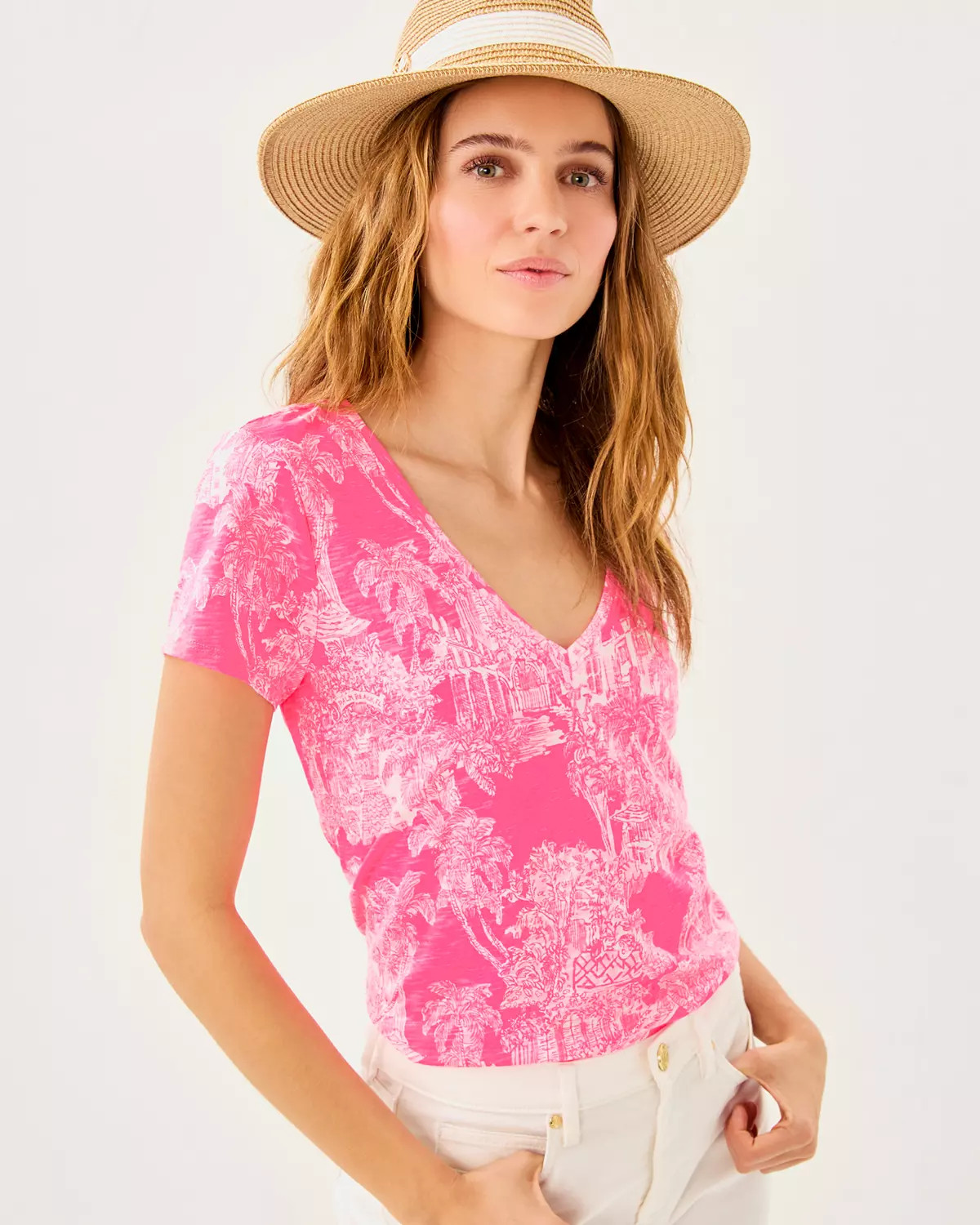 Etta V-Neck Top | Lilly Pulitzer