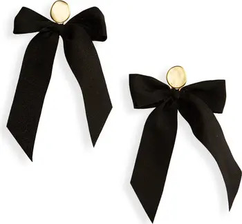 Satin Bow Statement Earrings | Nordstrom