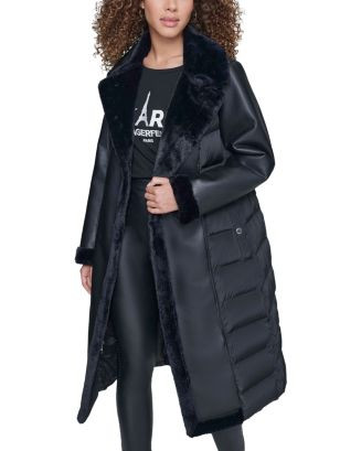 Mixed Media Puffer Coat | Bloomingdale's (US)