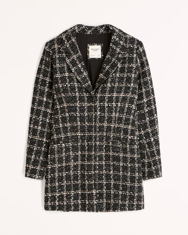 Tweed Blazer Mini Dress | Abercrombie & Fitch (US)