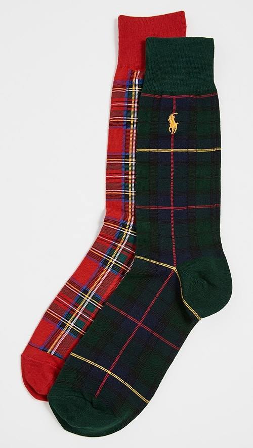 Polo Ralph Lauren 2 Pack Tartan Slack Socks | SHOPBOP | Shopbop