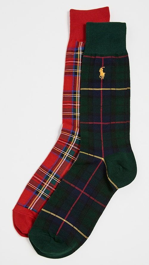 Polo Ralph Lauren 2 Pack Tartan Slack Socks | SHOPBOP | Shopbop