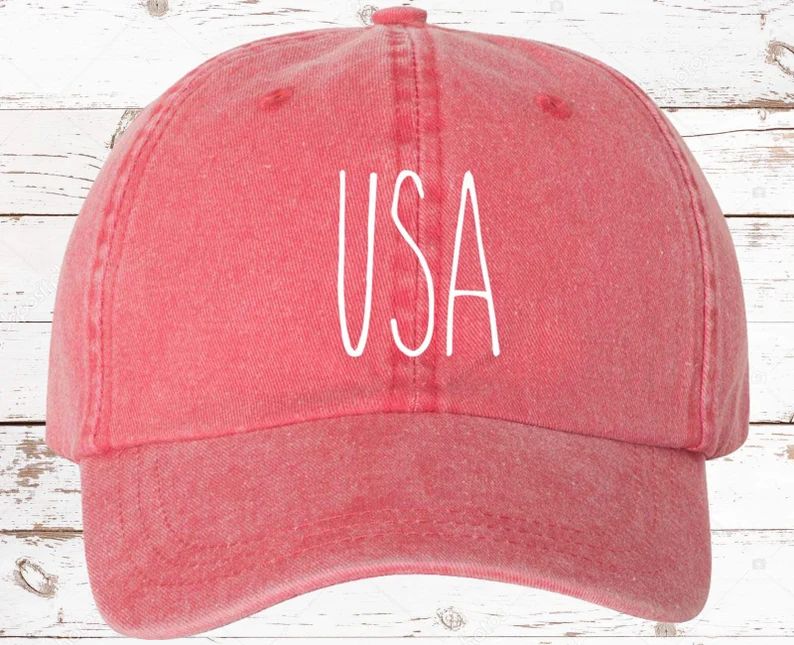 USA Dad Hat, Pigment Dyed Unstructured Baseball Cap, Fourth Of July Hat, 4th Hat, America Hat, Pa... | Etsy (US)