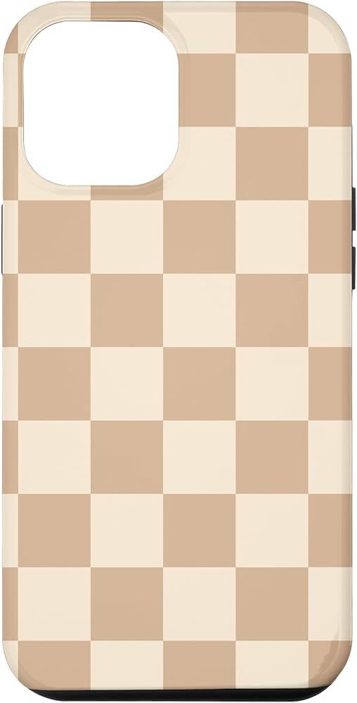 iPhone 13 Pro Max Light Beige Classic Checkered Big Checkerboard Case              
             ... | Amazon (US)
