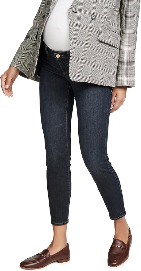 DL1961 Women's Maternity Florence Instasculpt Mid Rise Skinny Fit Jean | Amazon (US)