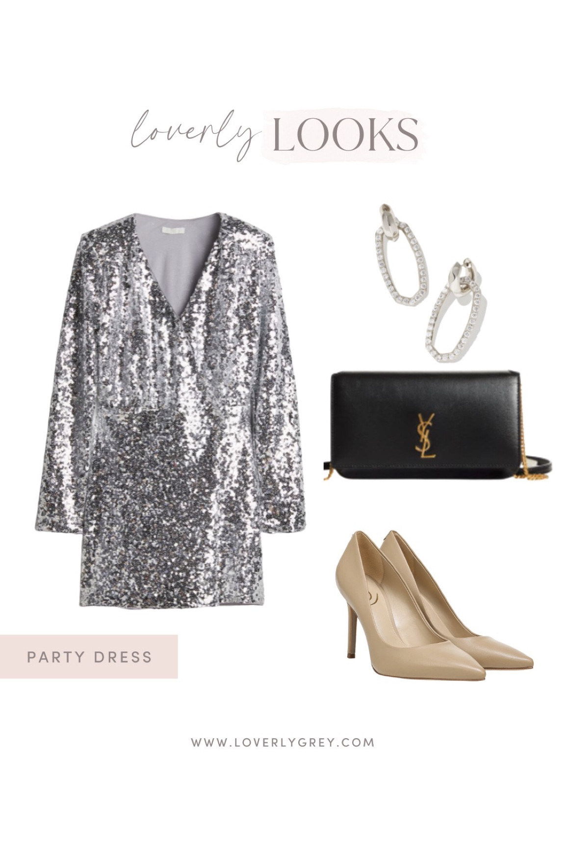 Loverly grey party look! This dress would also be great for the holidays! 

#LTKSeasonal #LTKstyletip #LTKunder100