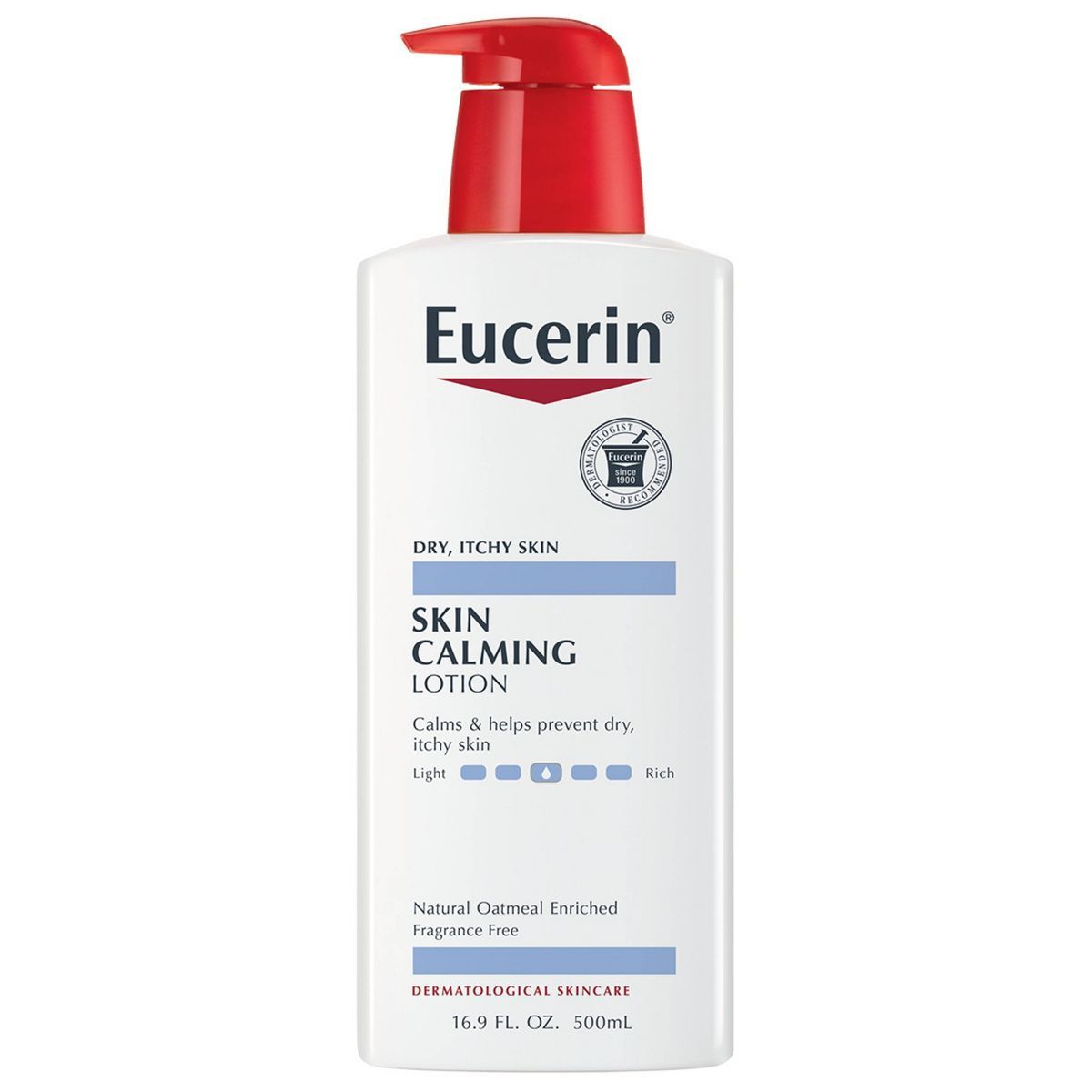 Eucerin Skin Calming Body Lotion for Dry and Itchy Skin Unscented - 16.9 fl oz | Target