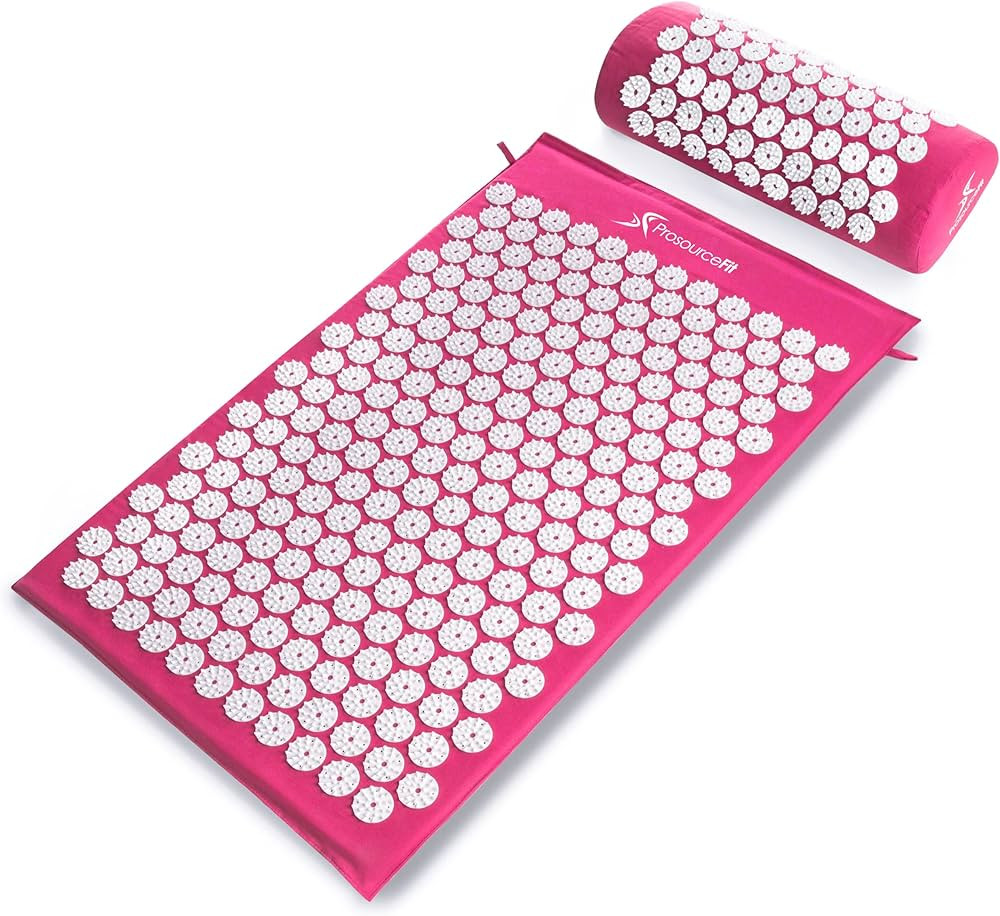 ProsourceFit Acupressure Mat and Pillow Set for Back/Neck Pain Relief and Muscle Relaxation | Amazon (US)