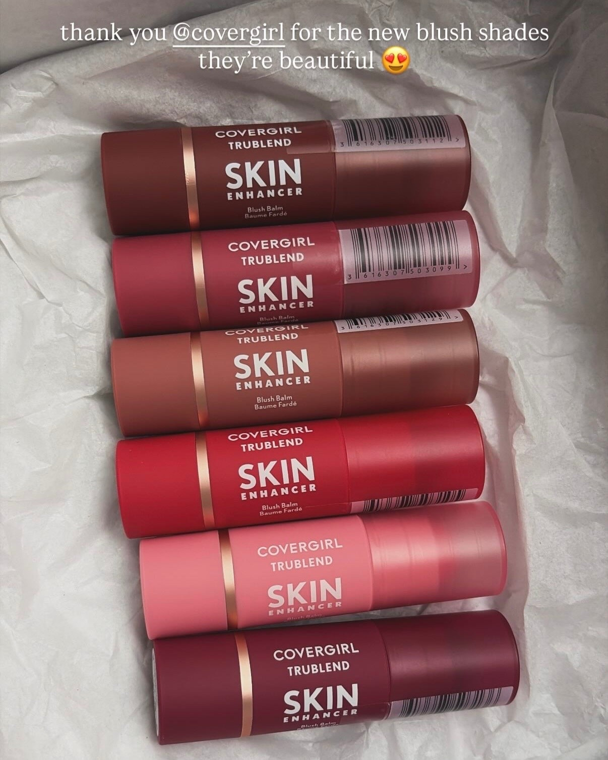 Trublend Skin Enhancer Balm Blush Stick 💕 Features: Weightless balm is ultra-blendable, buildable and glides on effortlessly.  Natural sculpt, healthy flush or dewy natural glow.
Easy to control, mistake-proof easy application. Doesn't crease or cake with zero harsh lines. 💟 Benefits: Made without parabens, sulfates, phthalates & Mineral Oil. Suitable for all skin types, even dry & sensitive.
Non-comedogenic/does not clog pores. Dermatologically tested. 💟 Key Ingredients: Infused with jojoba oil, raspberry extract, & pomegranate known for nourished and hydrated skin. 

#LTKMothersDay #LTKFestival #LTKxMadewell
