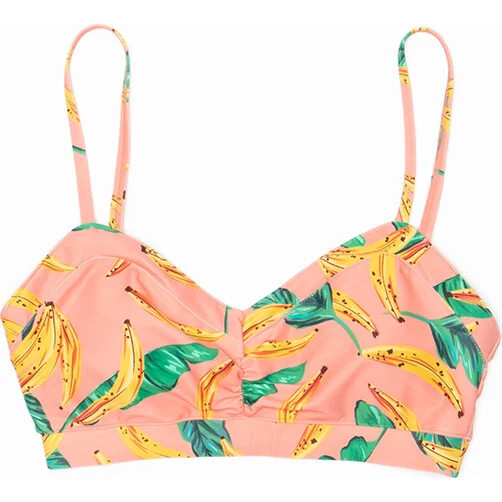 Women's Chloe Swim Bra, Banana Palm | Maisonette
