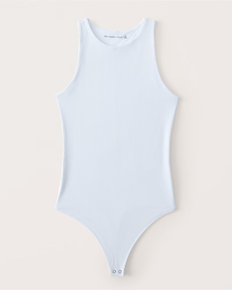 Women's Refined Seamless Rib Fabric Scuba Bodysuit | Women's Tops | Abercrombie.com | Abercrombie & Fitch (US)