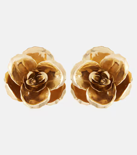 Gladiolus 18kt gold-plated earrings | Mytheresa (US/CA)