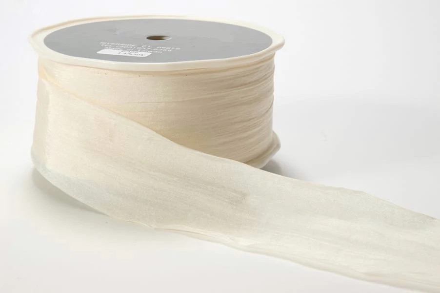 Ivory Wrinkled Ribbon | Gatehouse No.1