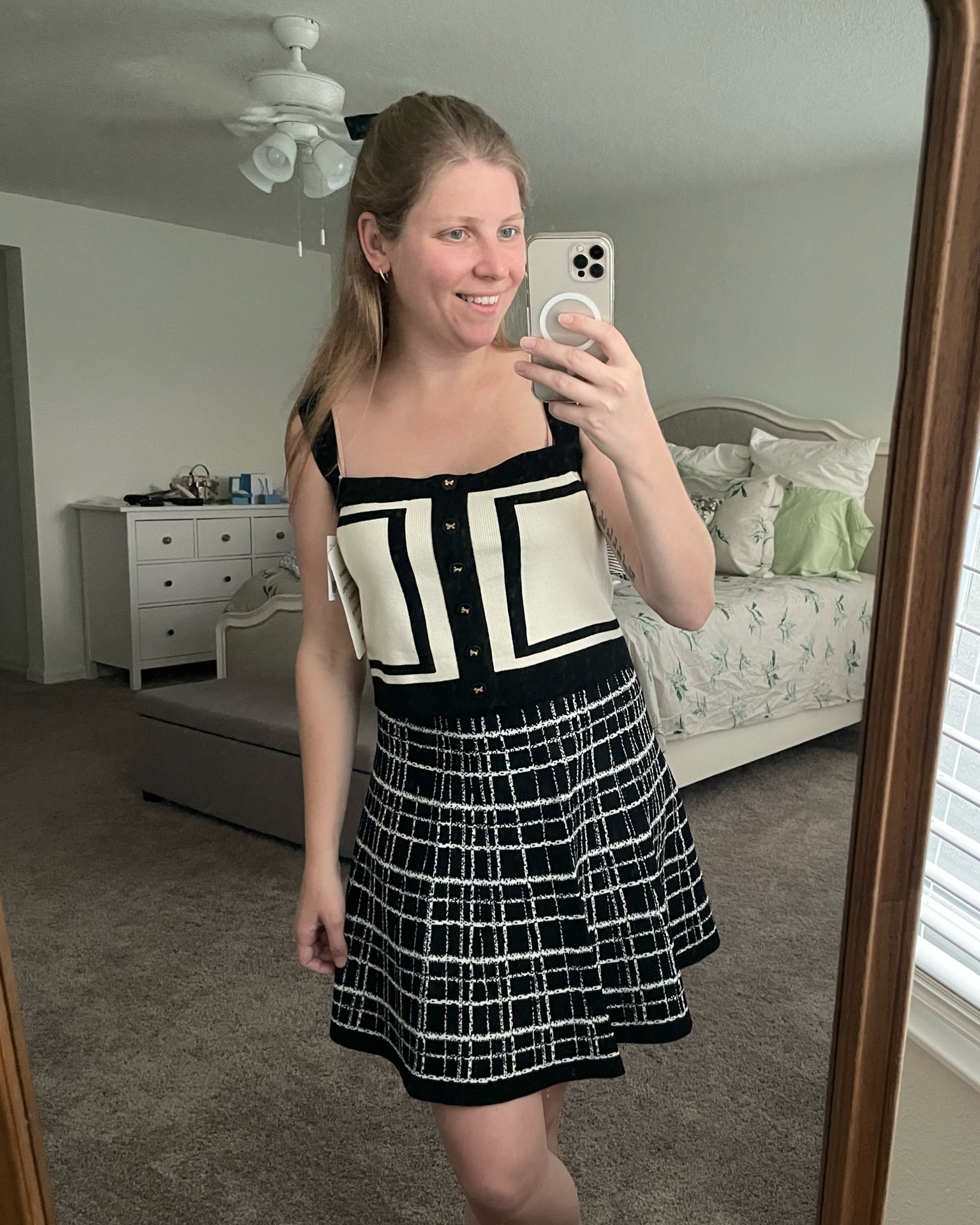 Chanel Blair Waldorf inspired outfit from Chicwish for under $100. Knit skirt set and knit tank  

#LTKfindsunder100