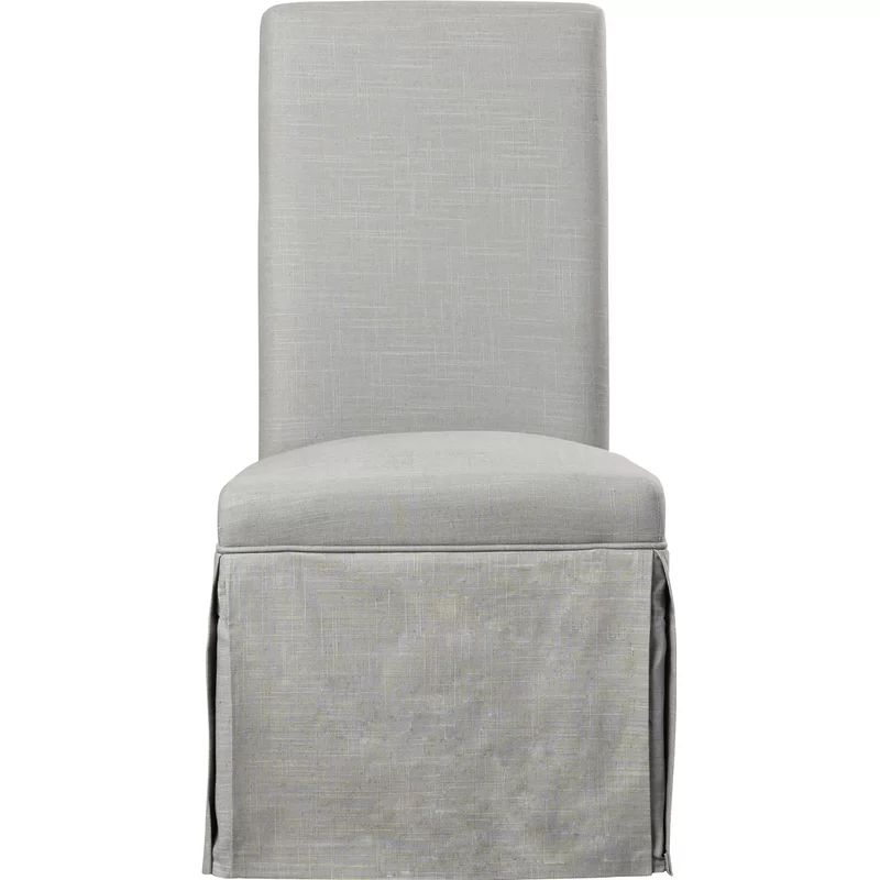 Sam Linen Solid Back Parsons Chair | Wayfair North America
