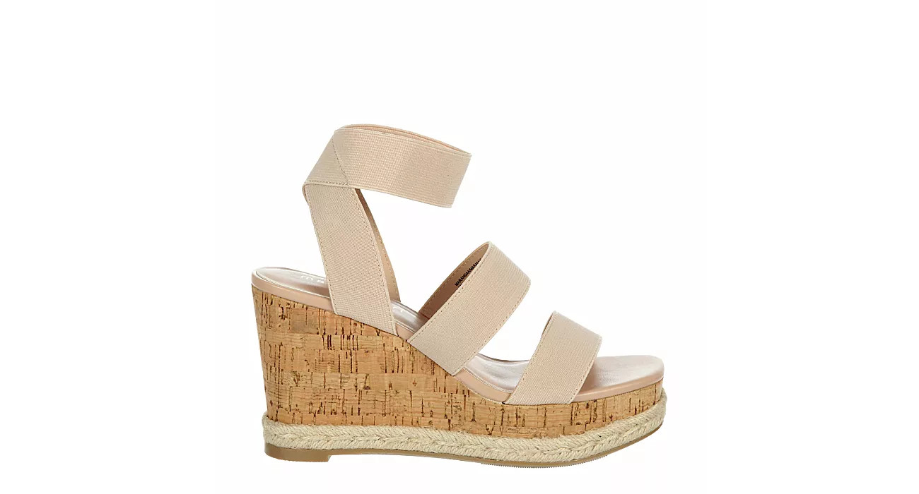 Madden Girl Womens Marandaa Wedge Sandal - Nude | Rack Room Shoes