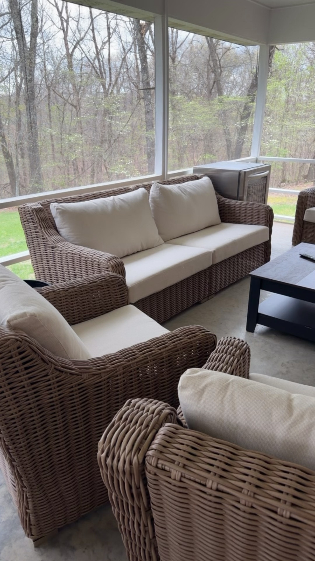 The coziest patio!