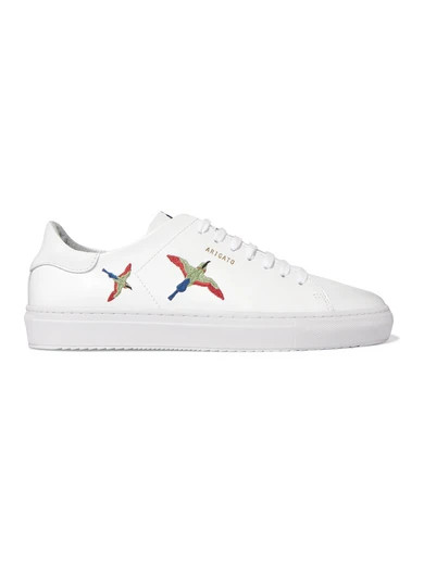 Axel Arigato - Clean 90 Embroidered Leather Sneakers - White | NET-A-PORTER (UK & EU)