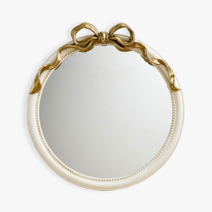 LoveShackFancy Bow Mirror (30") | Pottery Barn Teen