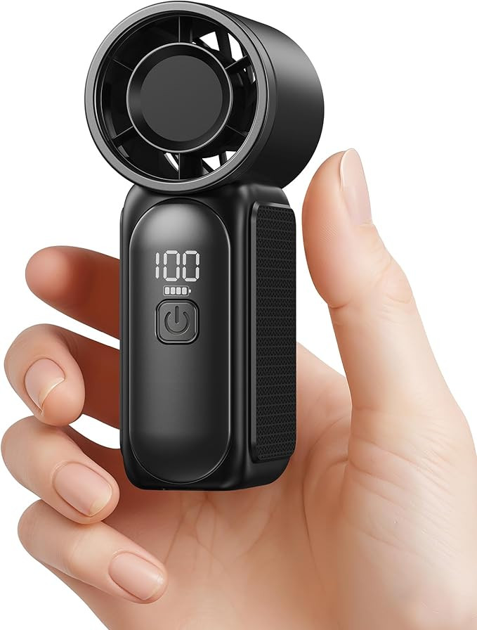 Gaiatop Portable Handheld Mini Fan, 6 Speeds 16900 RPM High Velocity Personal Fan with LED Displa... | Amazon (US)