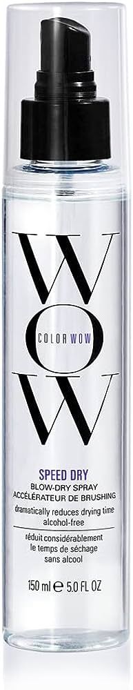 COLOR WOW Speed Dry Spray - Cut Blow Dry Time 30% | Heat Protectant, Prevent Breakage | Cruelty-F... | Amazon (US)