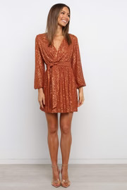 Glitz Dress - Rust | Petal & Pup (US)