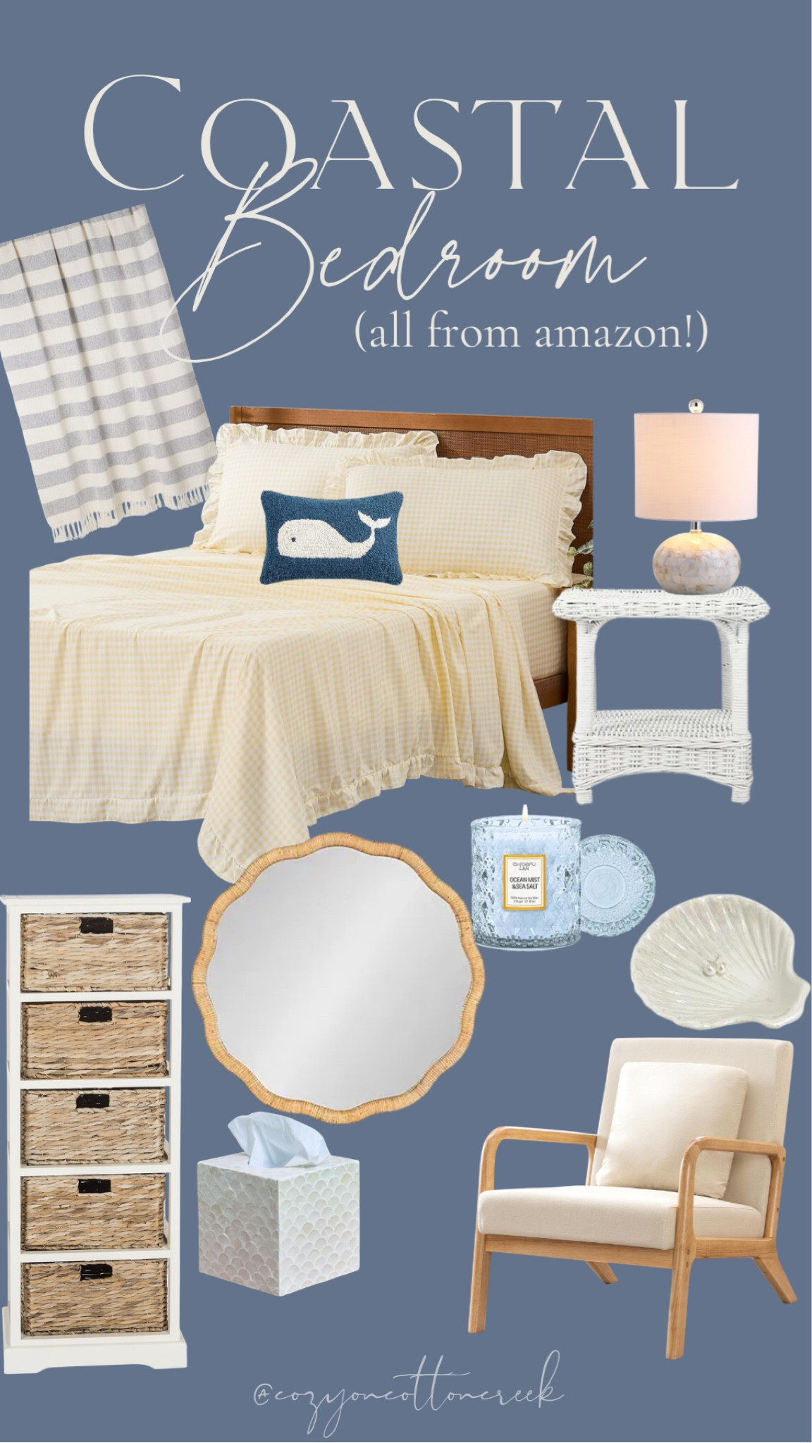 Coastal bedroom inspo all from Amazon 

#LTKSeasonal #LTKSaleAlert #LTKHome