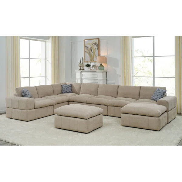 Boutin 9 - Piece Upholstered Sectional | Wayfair North America