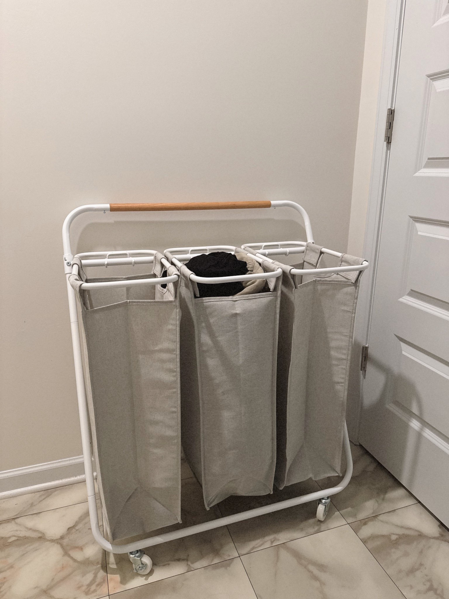 Just bought this hamper from target! It has 3 baskets and it rolls! Less than 40$ 

#LTKHome #LTKFindsUnder50 #LTKFamily