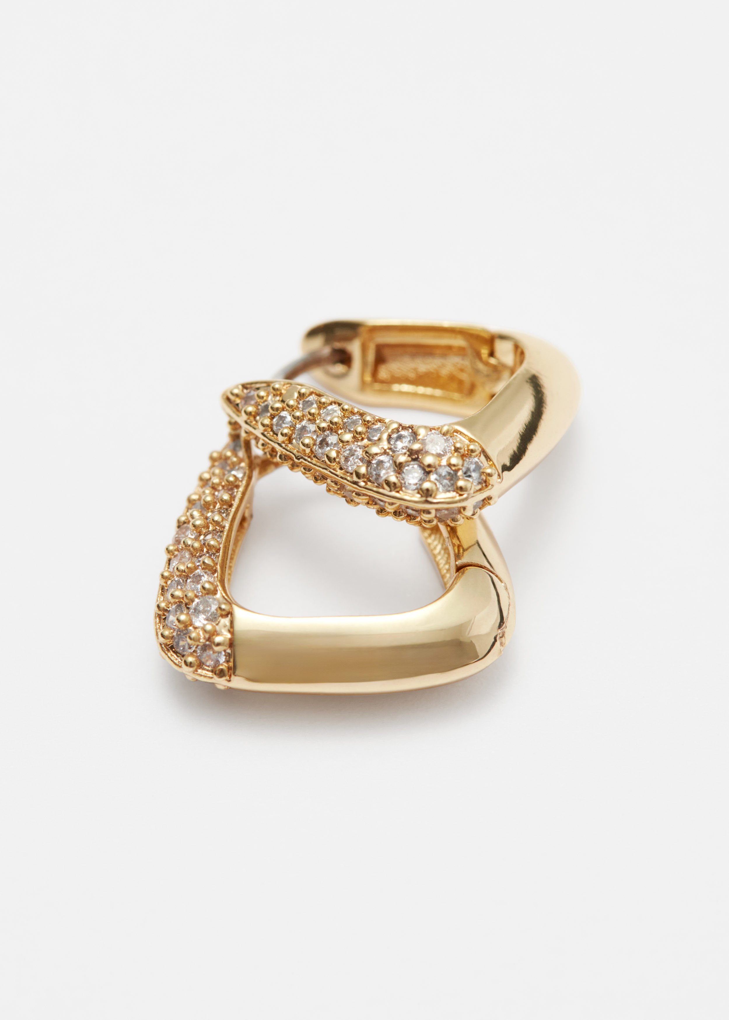 Dreieckige Kristall-Creolen - Gold - & Other Stories AT | & Other Stories EU