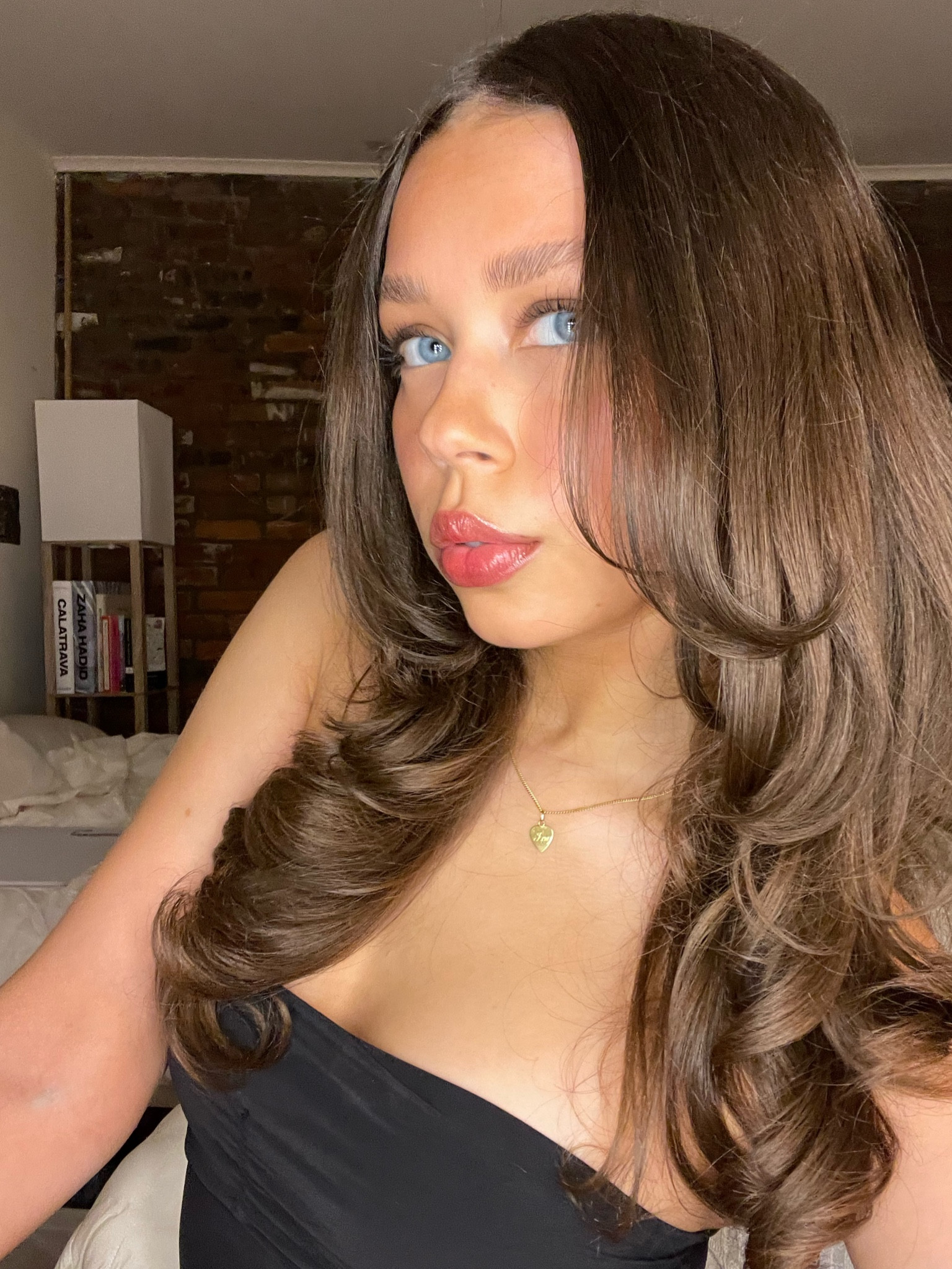 Olaplex No.9 is my go to heat protectant for when I’m doing a blowout🖤 Leaves my hair so shiny and smooth!!