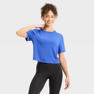 Women's Beyond Ease Crewneck Short Sleeve T-Shirt - All In Motion™ | Target